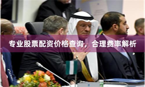 专业股票配资价格查询，合理费率解析